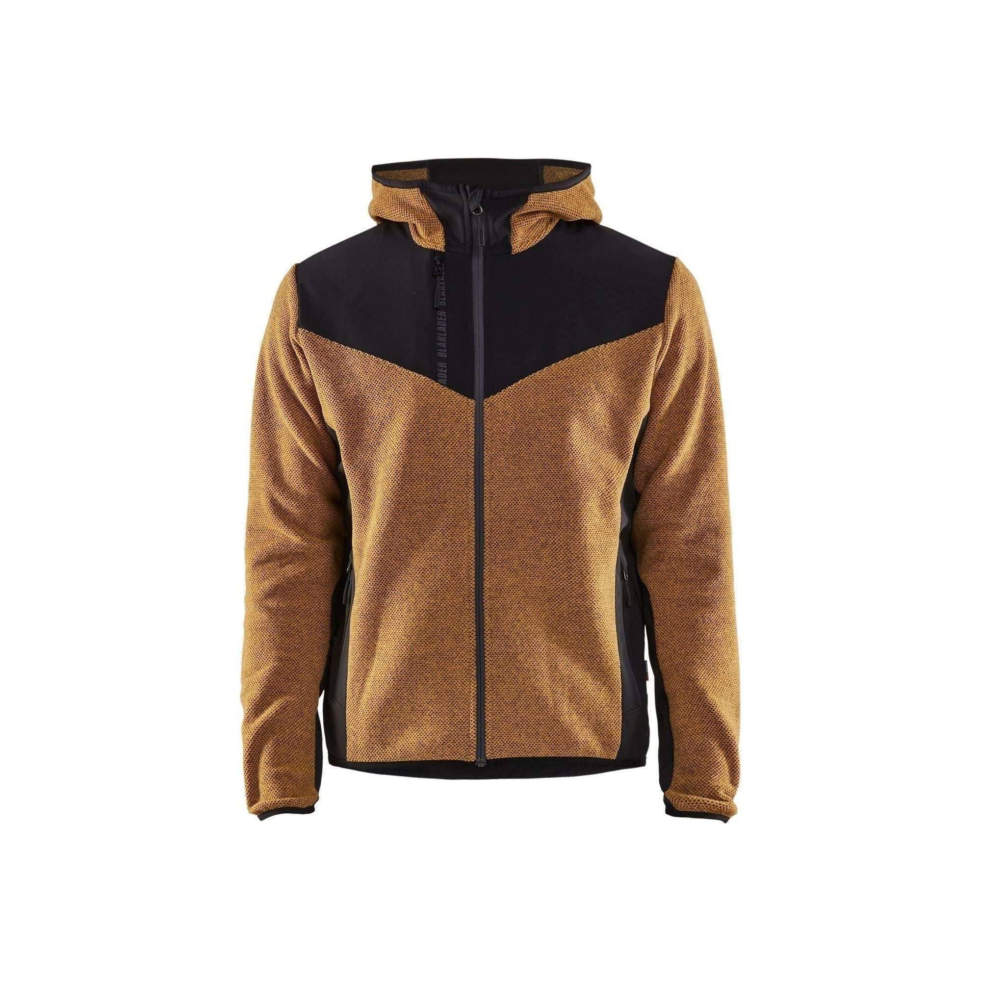 Blåklder 5940 Strikket Jakke Med Softshell