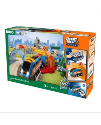 Brio Smart Tech Sound Action Tunnel Rejsesæt Brio Togbane Legekammeraten