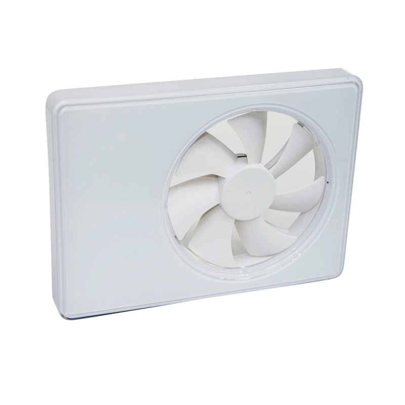 Duka Smart Fan Ventilator Fugt Tidsstyring Hvid