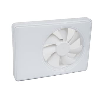Dukadan Duka Smart Fan Ventilator Fugt Tidsstyret ø100 125 Hvid