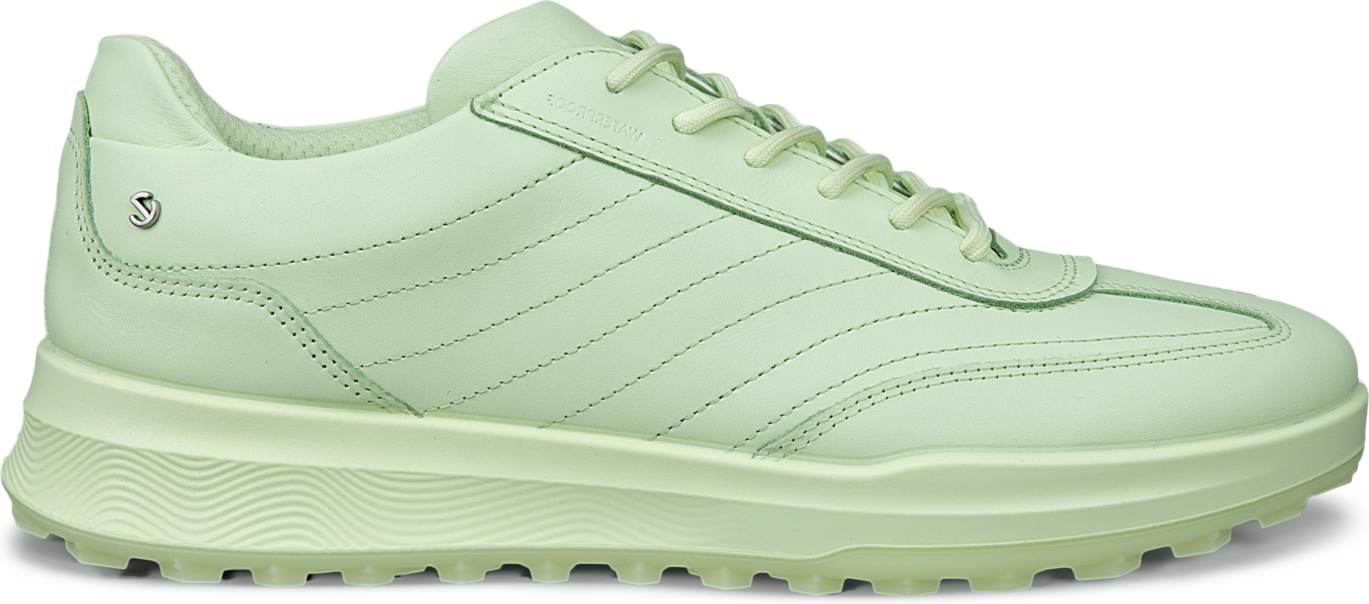 Ecco Street Vibe Vandtætte Dame Golfsko Uden Spikes Lime Cream Str Normal
