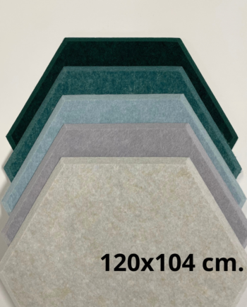 Filt Akustik Hexagon 120x104cm