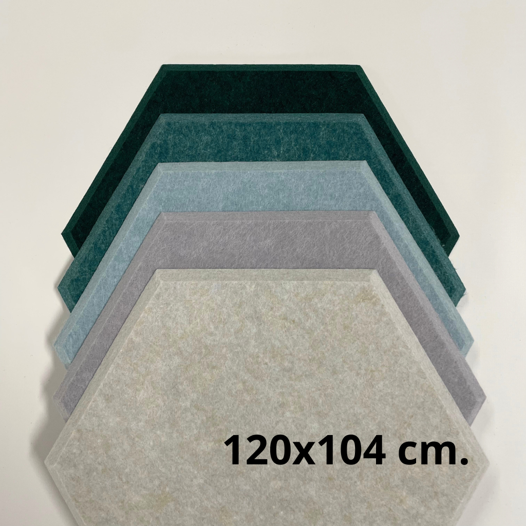 Filt Akustik Hexagon 120x104cm