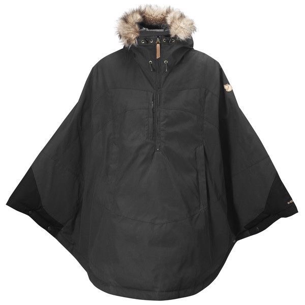 Fjallraven Luhkka Kappe Dark Grey Jakker