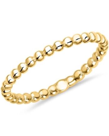 Guldring Guld Med Kugler