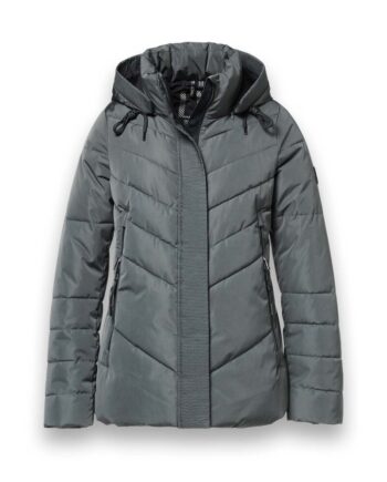 Jakke Long Black Oliven District