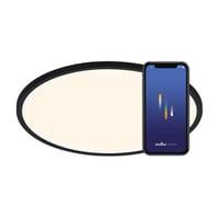 Nordlux Oja Smart Light ø60 Rund Ip20 3500lm Sort