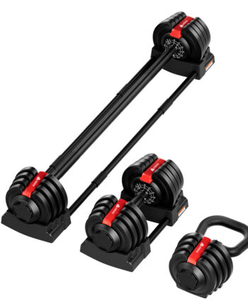 Odin Justerbar Håndvægt 18kg Sæt Inkl Vægtstang Kettlebell