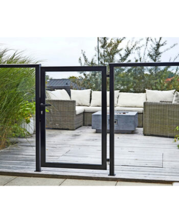 Smart Fence Dør 125 Med Klar Glas