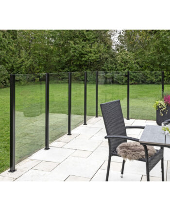 Smart Fence Klar Glas 125 Modul