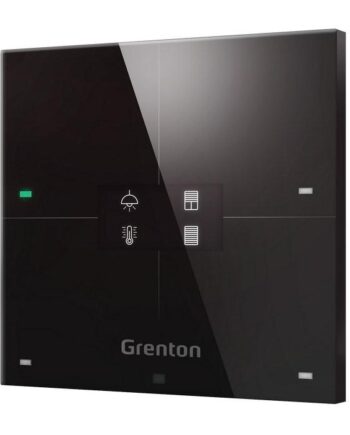 Smart Panel Grenton Wsp 204 Sort Glasfront