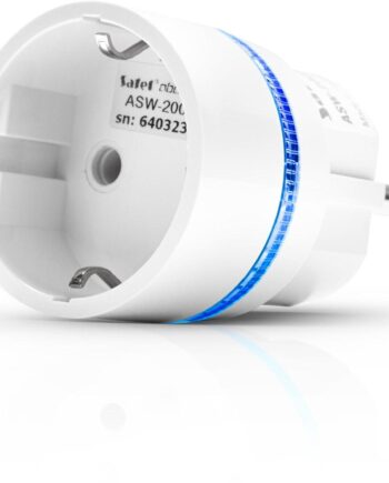 Smart Plug Satel Wave Asw 200 Schuko Hvid