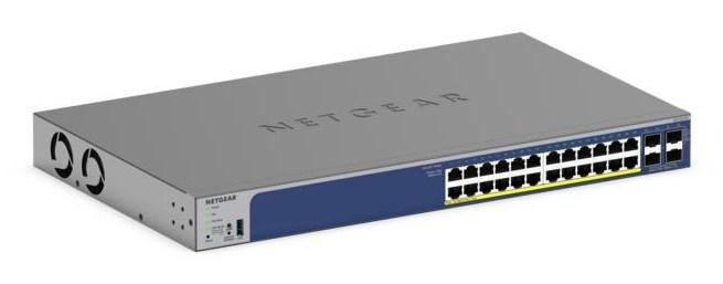 Smart Switch Netgear Gs728txp Port Poe Gigabit 10g
