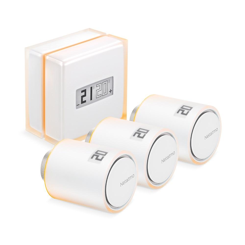 Smart Termostatpakke Netatmo Med Ekstra Smarte Radiatortermostater