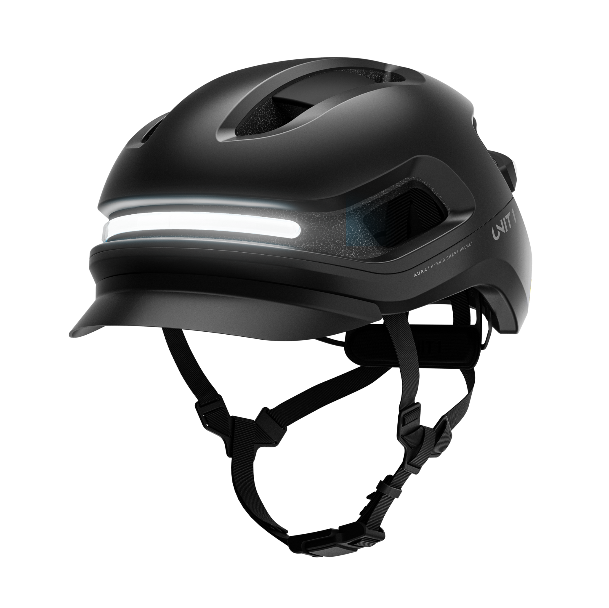 Unit1 Aura Mips Smart Helmet Blackbird