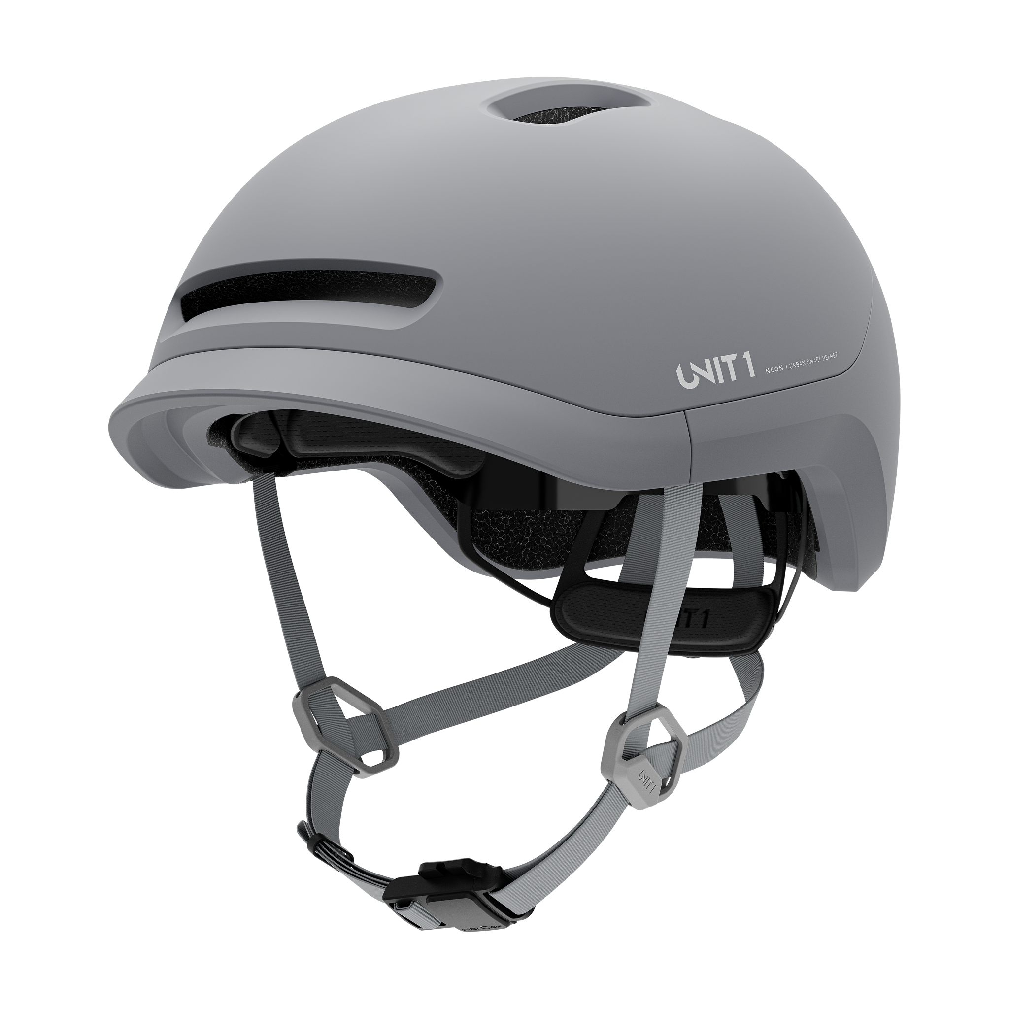 Unit1 Neon Mips Smart Helmet Mineral Gray